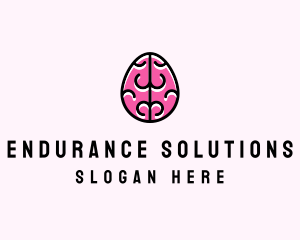 Smart Brain Egg logo design