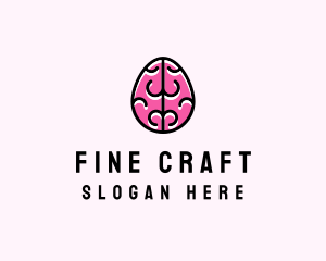 Smart Brain Egg logo design