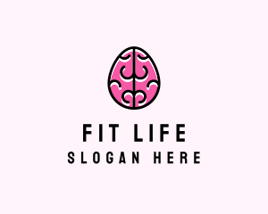 Smart Brain Egg logo design