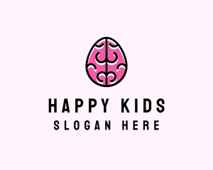 Smart Brain Egg logo design