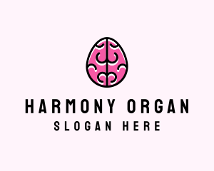 Organ - Smart Brain Egg logo design