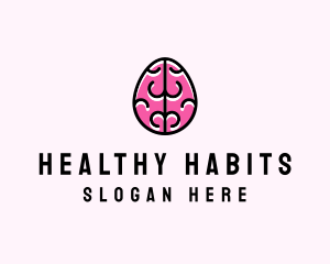 Smart Brain Egg logo design