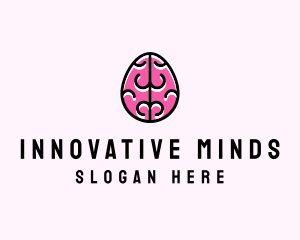 Genius - Smart Brain Egg logo design