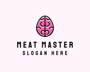 Smart Brain Egg logo design