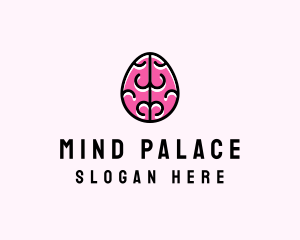 Memory - Smart Brain Egg logo design