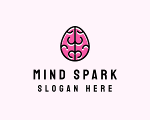 Smart Brain Egg logo design