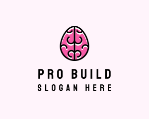 Smart Brain Egg logo design