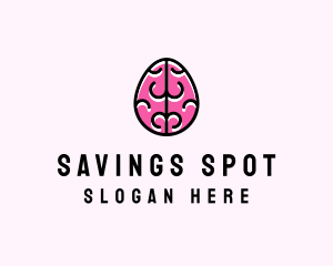 Smart Brain Egg logo design