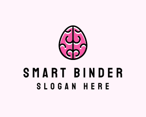 Smart Brain Egg logo design