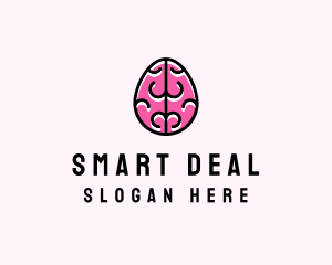 Smart Brain Egg logo design