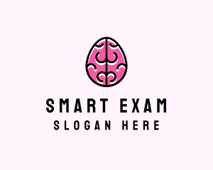 Smart Brain Egg logo design