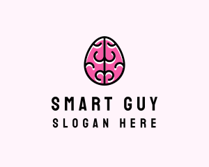 Smart Brain Egg logo design