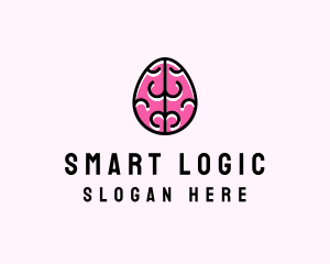 Smart Brain Egg logo design