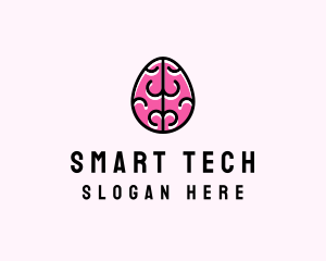 Smart - Smart Brain Egg logo design