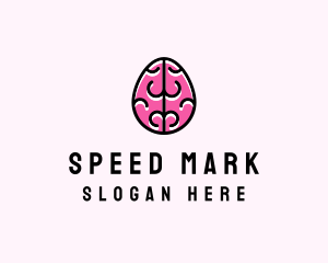 Smart Brain Egg logo design