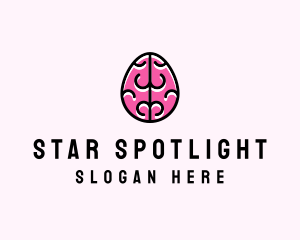 Smart Brain Egg logo design