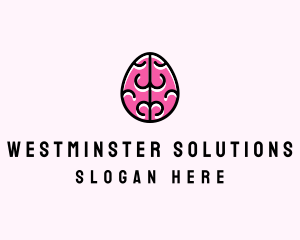 Smart Brain Egg logo design