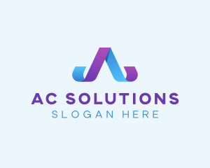 Professional Company Letter A  logo design