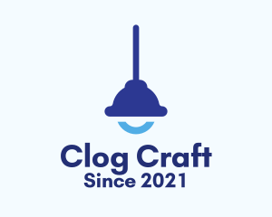 Clog - Ceiling Lamp Light logo design