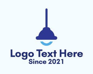 Lamp - Plunger Ceiling Lamp logo design