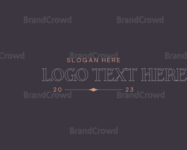 Expensive Luxury Boutique Logo