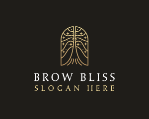 Natural Tree Flower logo design