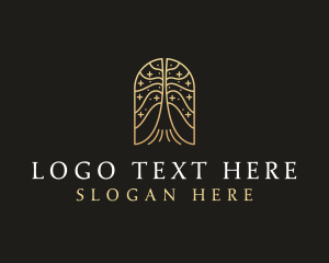 Eco - Natural Tree Flower logo design