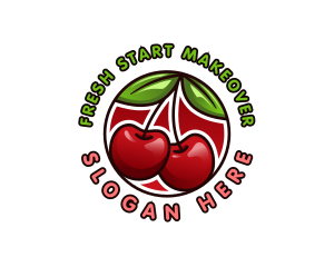 Sweet Cherry Fruit  logo design