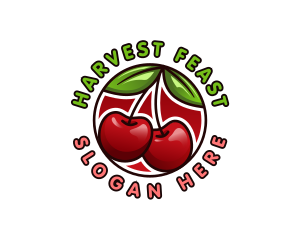 Sweet Cherry Fruit  logo design