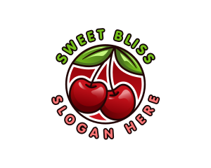 Sweet Cherry Fruit  logo design