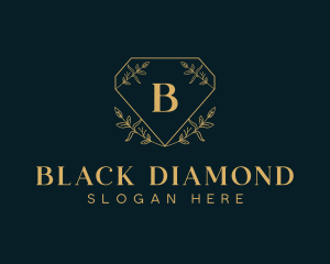 Diamond Floral Jeweler logo design