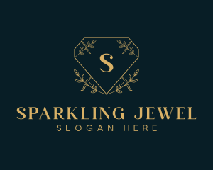 Diamond Floral Jeweler logo design