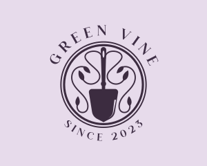 Vine - Vine Gardening Shovel logo design