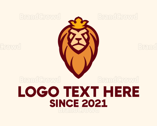 Lion Head King Logo