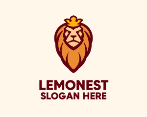 Lion Head King  Logo