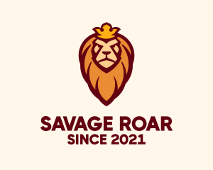 Lion Head King  logo design