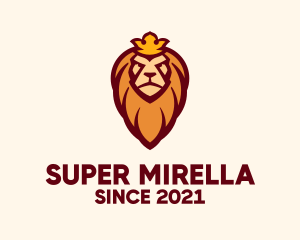 Wild Animal - Lion Head King logo design