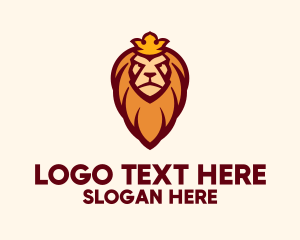 Lion Head King  Logo