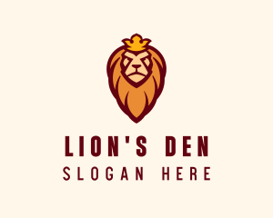 Lion Head King  logo design