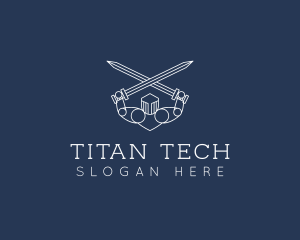 Titan - Medieval King Knight logo design