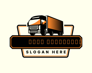 Transport Truck Logistic Logo