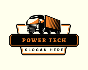 Truckload - Transport Truck Logistic logo design