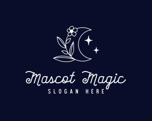 Lunar Flower Decor logo design