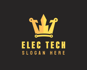 Energy Tech Crown logo design