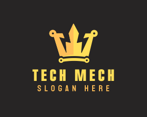 Energy Tech Crown logo design