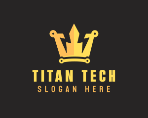 Energy Tech Crown logo design