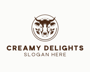 Dairy - Organic Cow Dairy Farm logo design