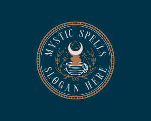 Mystical Coffee Cafe logo design