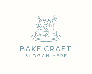 Sweet Cake Dessert logo design