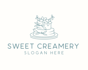 Sweet Cake Dessert logo design